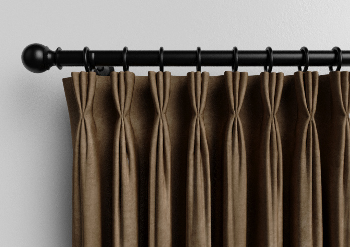 Faux Suede, Dark Chocolate - Made to Measure Curtains - Image 11